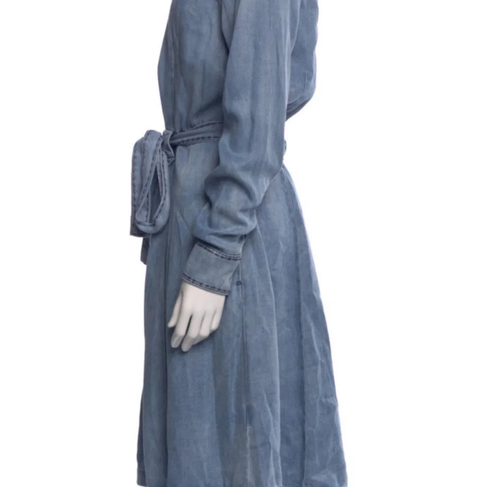 Stetson Denim Blue Button-Up Dress M - Picture 3 of 4